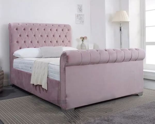 Ottoman Sleigh Bed With Extra Storage