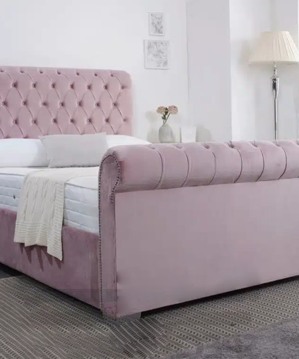 Ottoman Sleigh Bed With Extra Storage