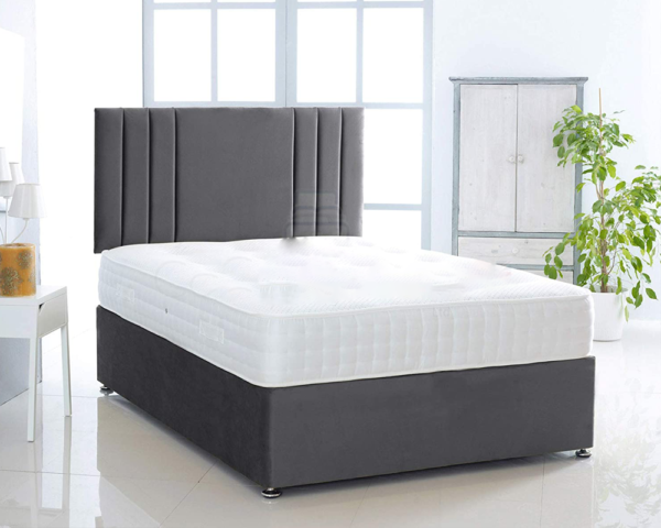 Luxury upholstered divan bed base for elegant décor