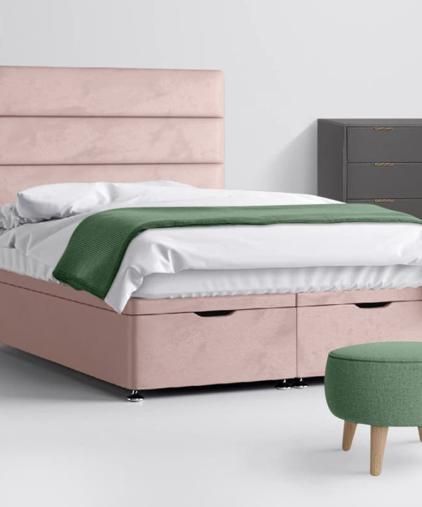 A Luxury pink Divan Bed For Sale in UK