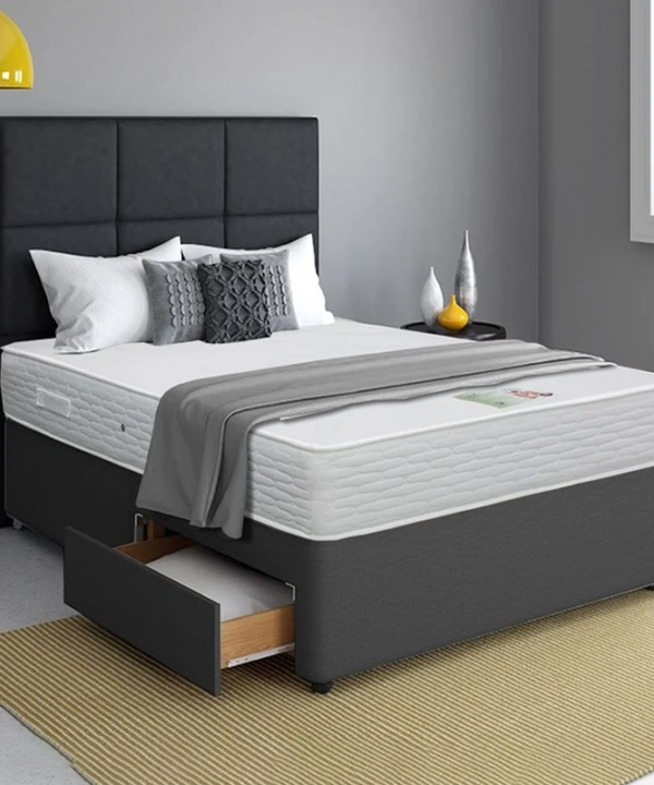 Luxury Small Double Divan Bed with Mattress