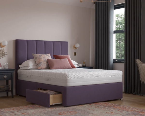 Space-saving Divan Bed Base With Drawer